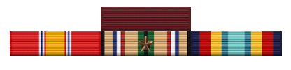 Sen McQuire's U.S. Navy medals and service ribbons